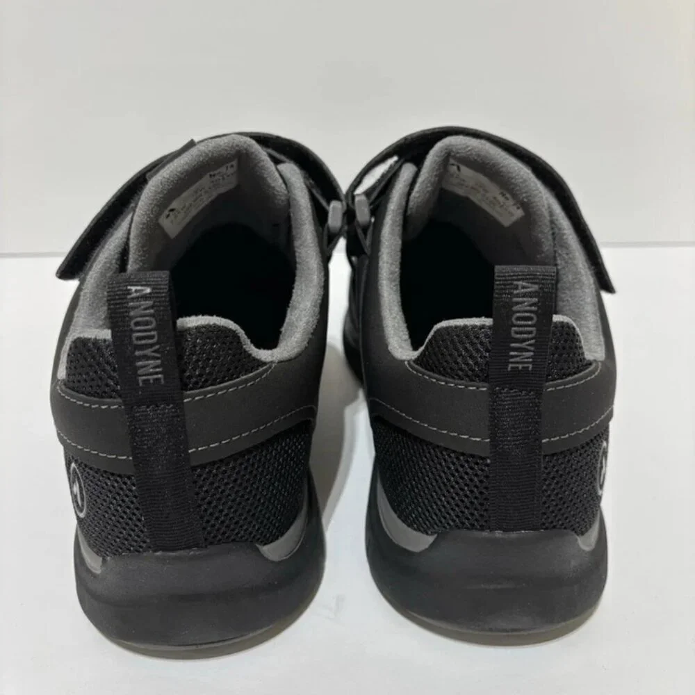 Anodyne Men’s No. 74 Sport Double Depth Sneakers Black, Size 7.5 Extra Wide